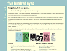 Tablet Screenshot of fivehundredeyes.co.uk